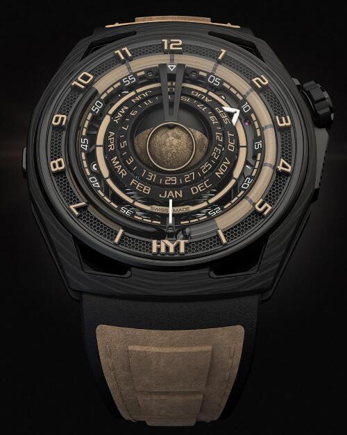Buy HYT Moon Runner Desert H02984-A Replica watch